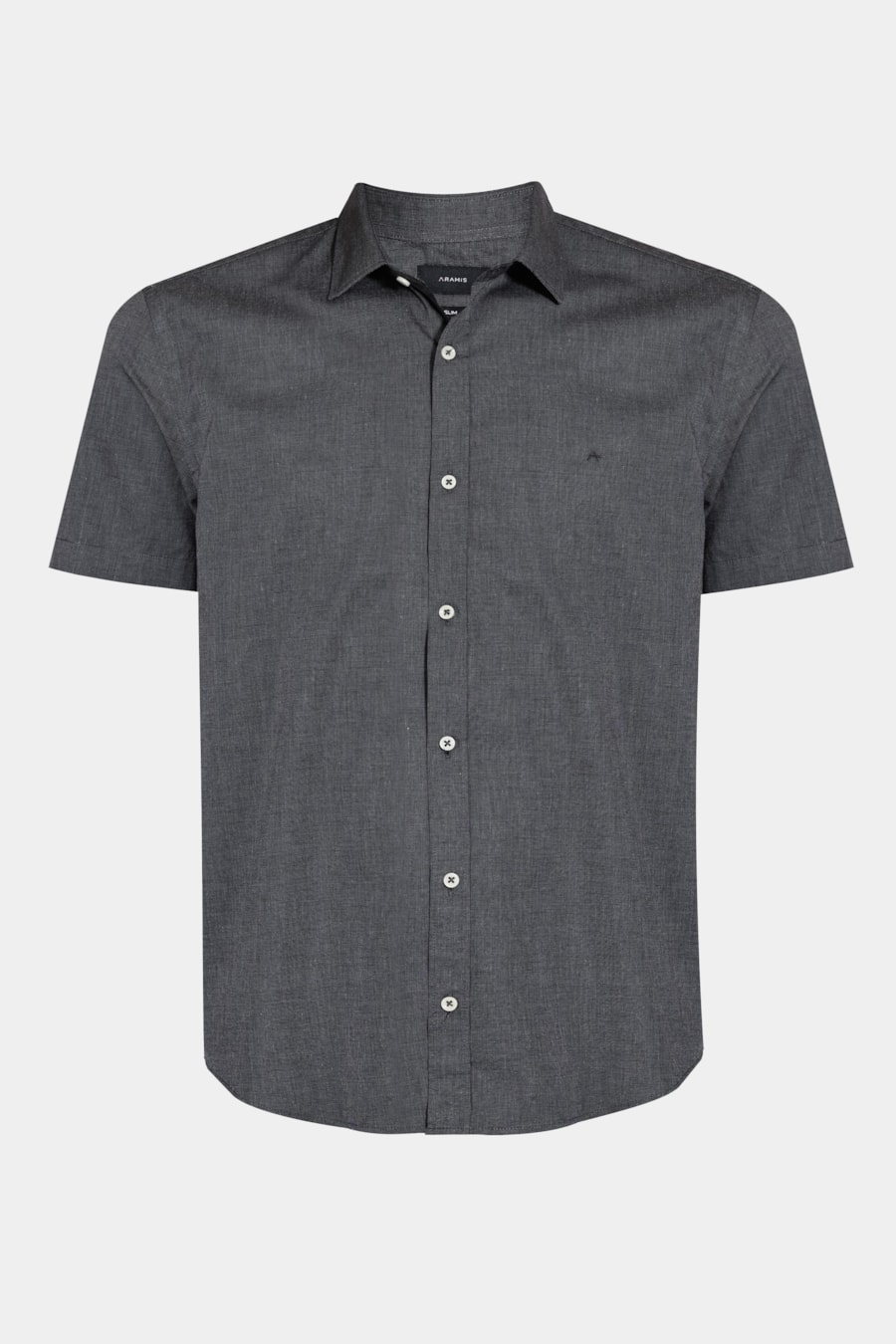 Camisa Aramis Manga Curta Modal Boa Vista Preto — foto 5 de 5