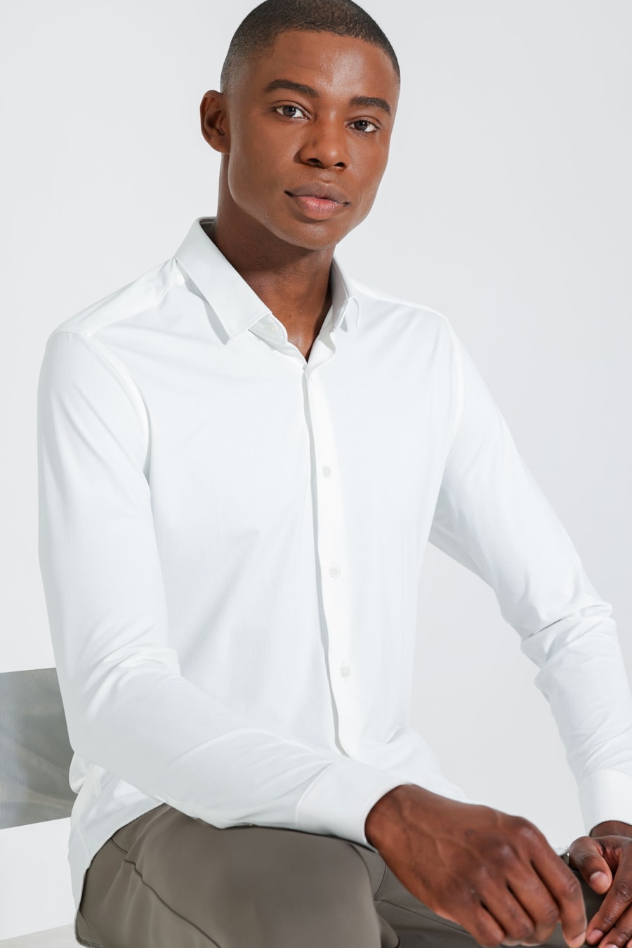 Camisa Bold Manga Longa Branco — foto 3 de 7