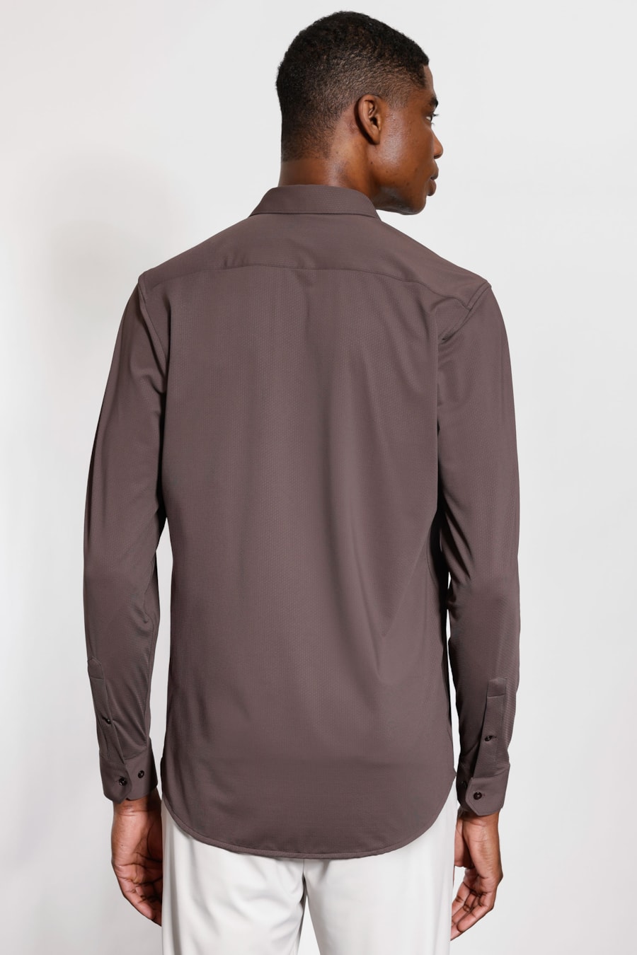 Camisa Bold Manga Longa Chocolate — foto 4 de 5