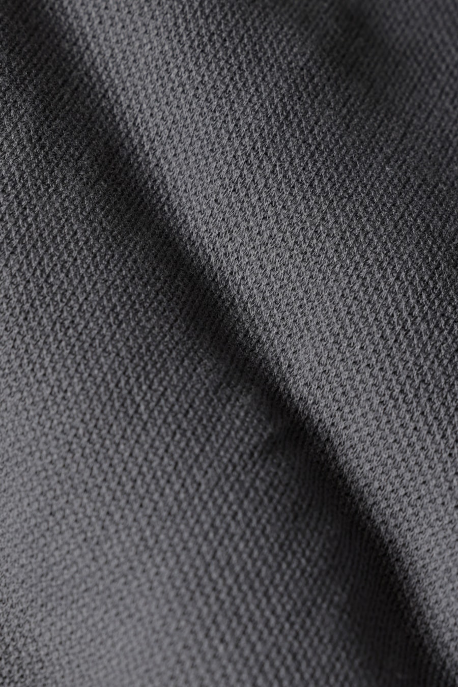 Camisa Bowling Piquet Tricot Cinza — foto 6 de 6
