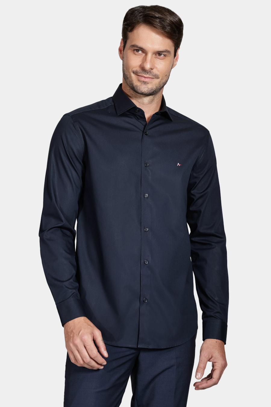 Camisa Casual Slim Lisa Marinho — foto 1 de 5