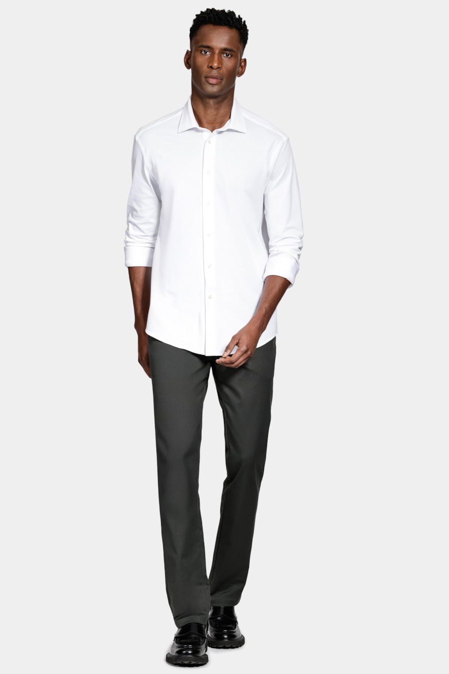 Camisa Cool Sorona® Ecoblend Branco — foto 2 de 5