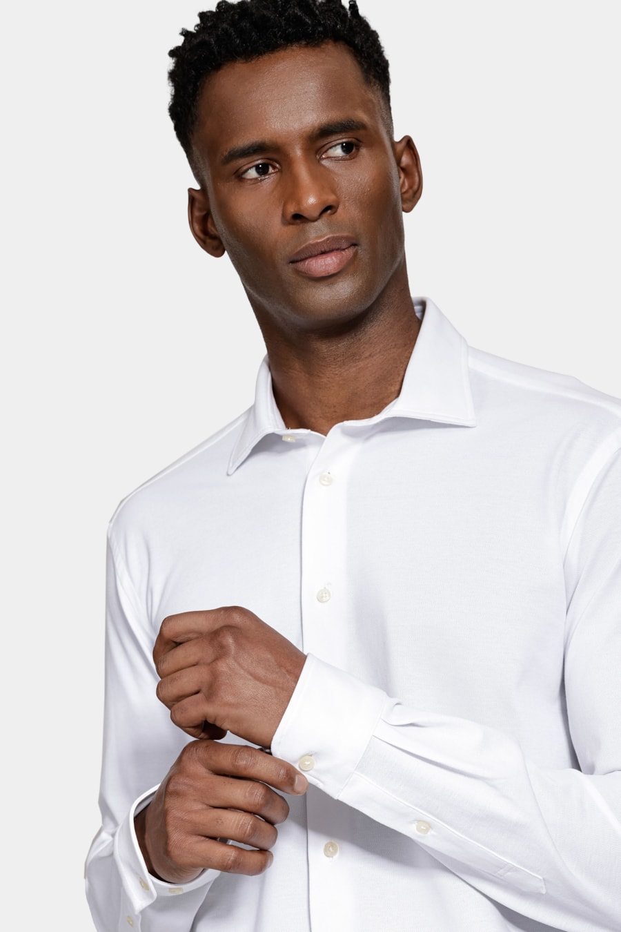 Camisa Cool Sorona® Ecoblend Branco — foto 3 de 5