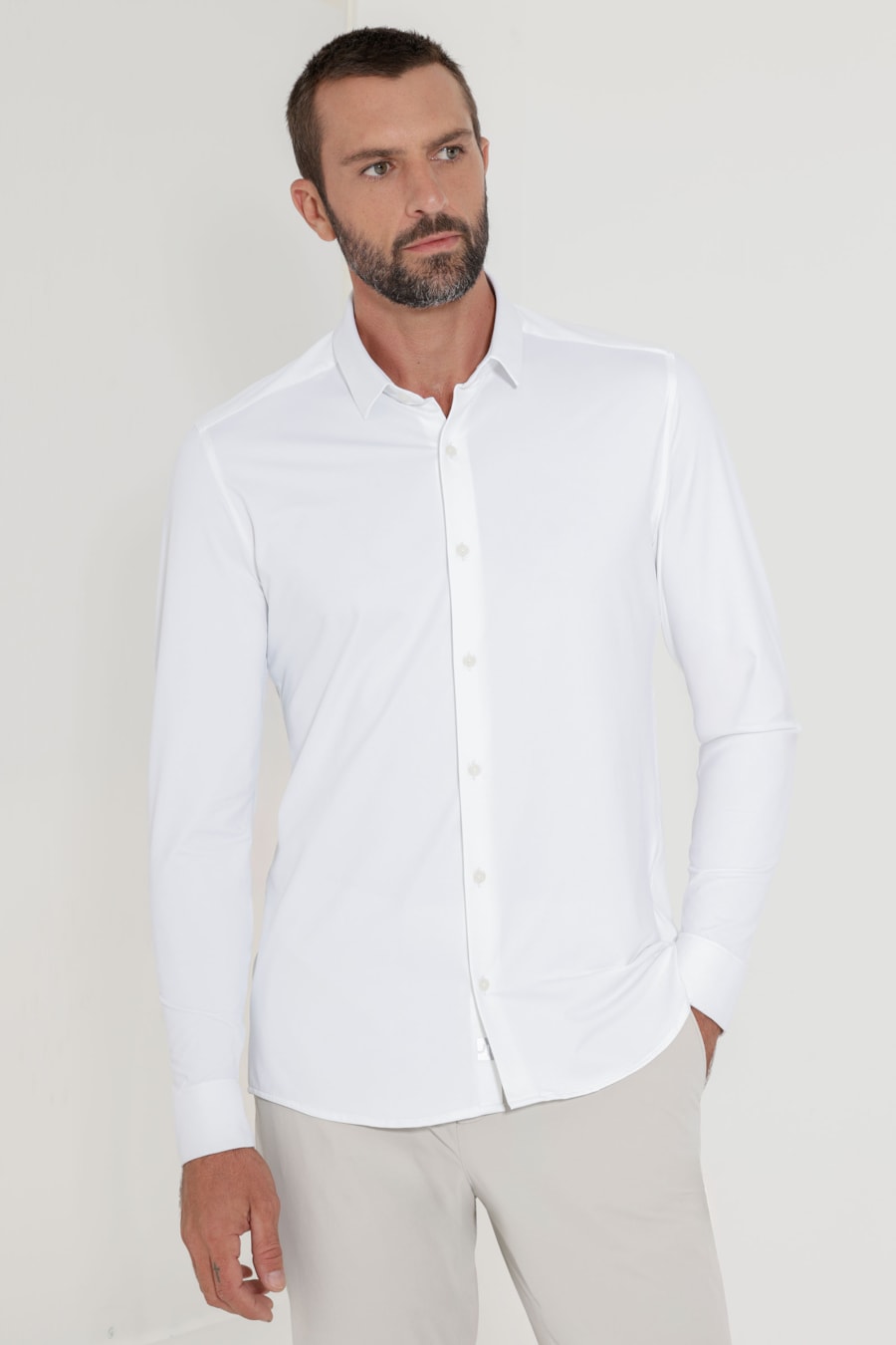 Camisa Energy Boost Manga Longa Branco — foto 1 de 6