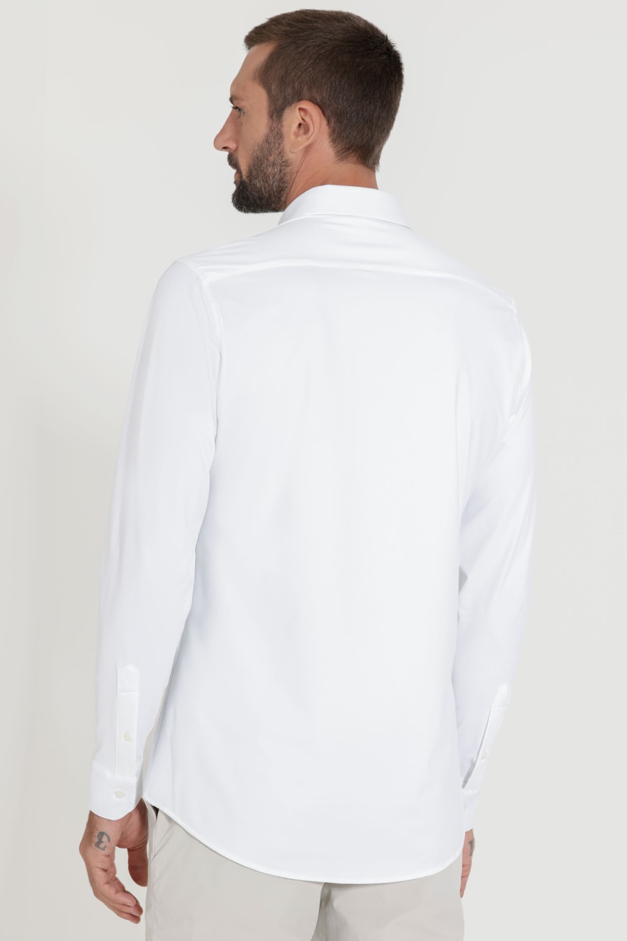 Camisa Energy Boost Manga Longa Branco — foto 4 de 6