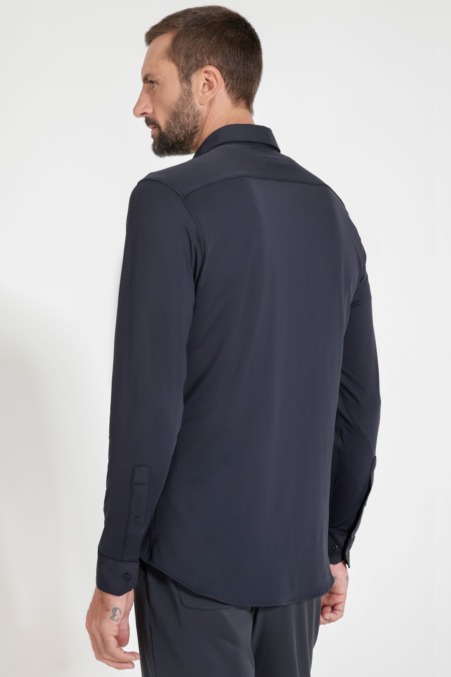 Camisa Flex Defense Manga Longa Preto — foto 4 de 6