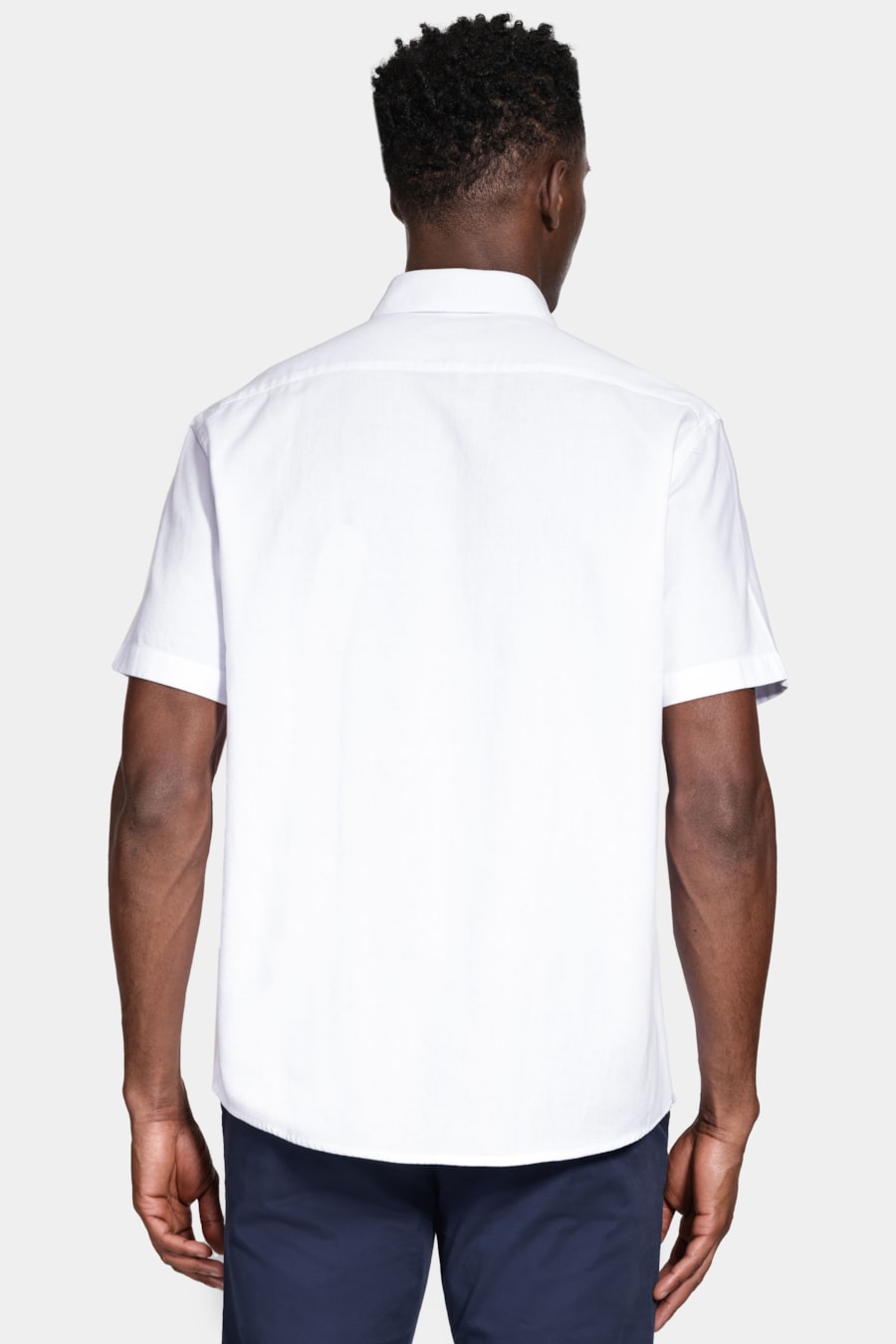 Camisa Manga Curta Algodão Branco — foto 4 de 6