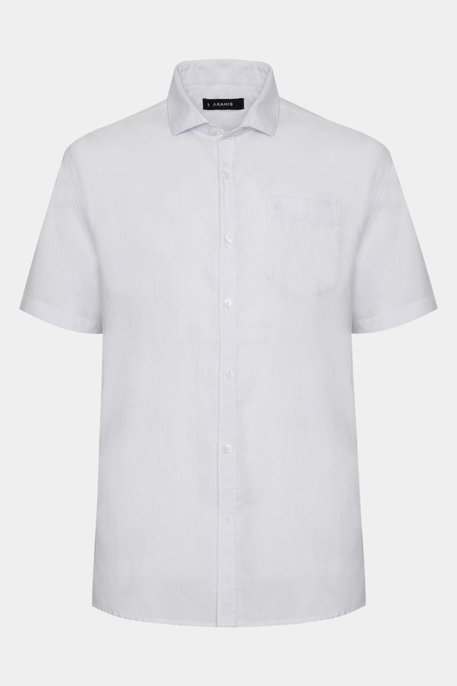 Camisa Manga Curta Algodão Branco — foto 5 de 6