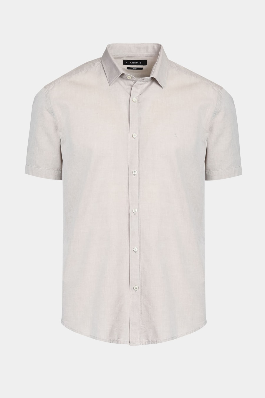 Camisa Manga Curta Algodão Liso Willis Cáqui