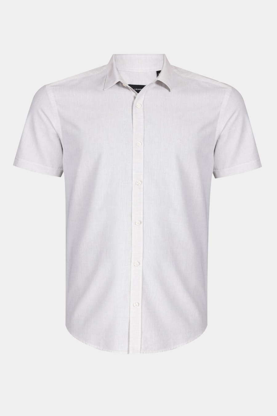 Camisa Manga Curta Algodão Modal Areia — foto 5 de 6