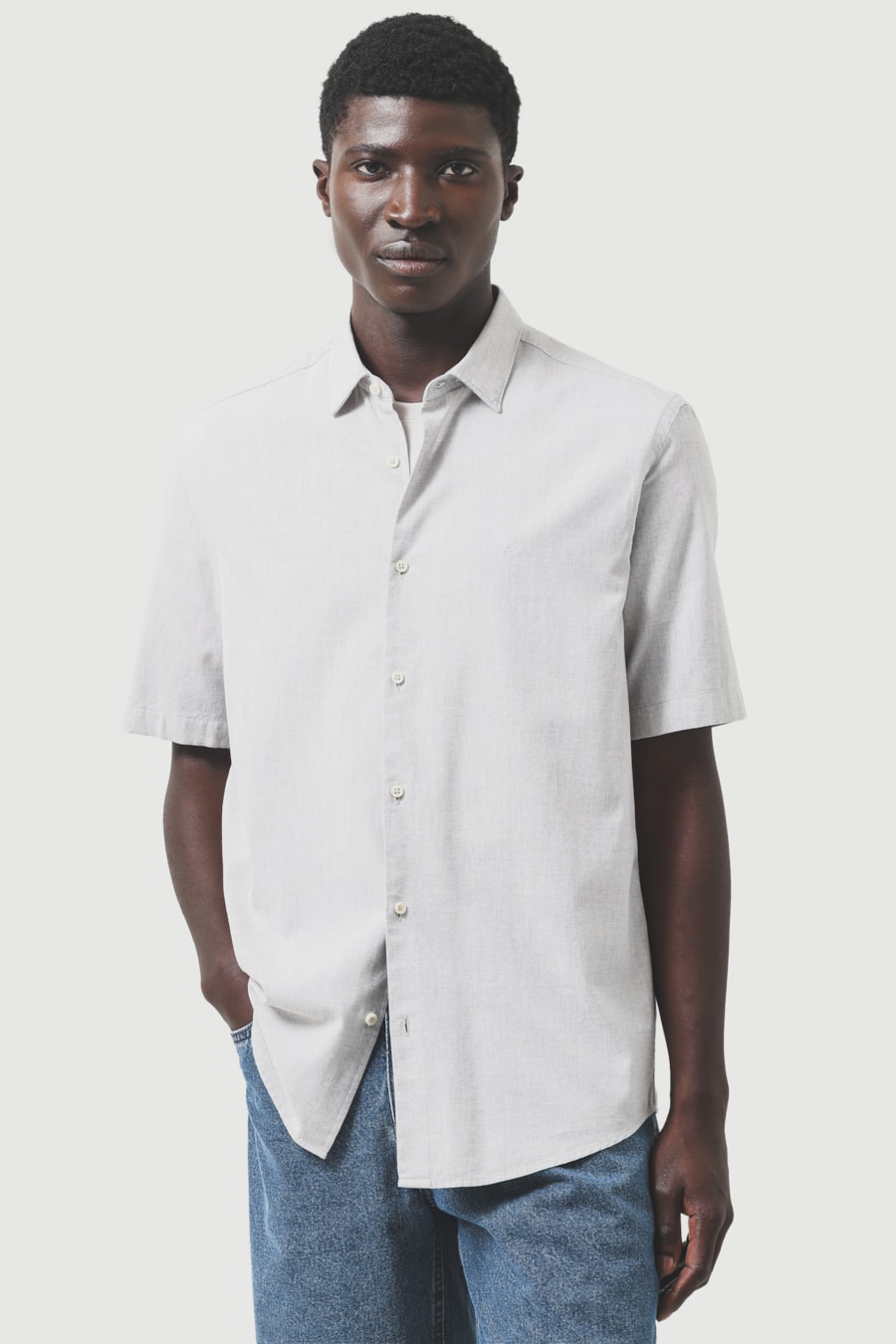 Camisa Manga Curta Algodao Modal Boa Vista Tabaco — foto 1 de 6