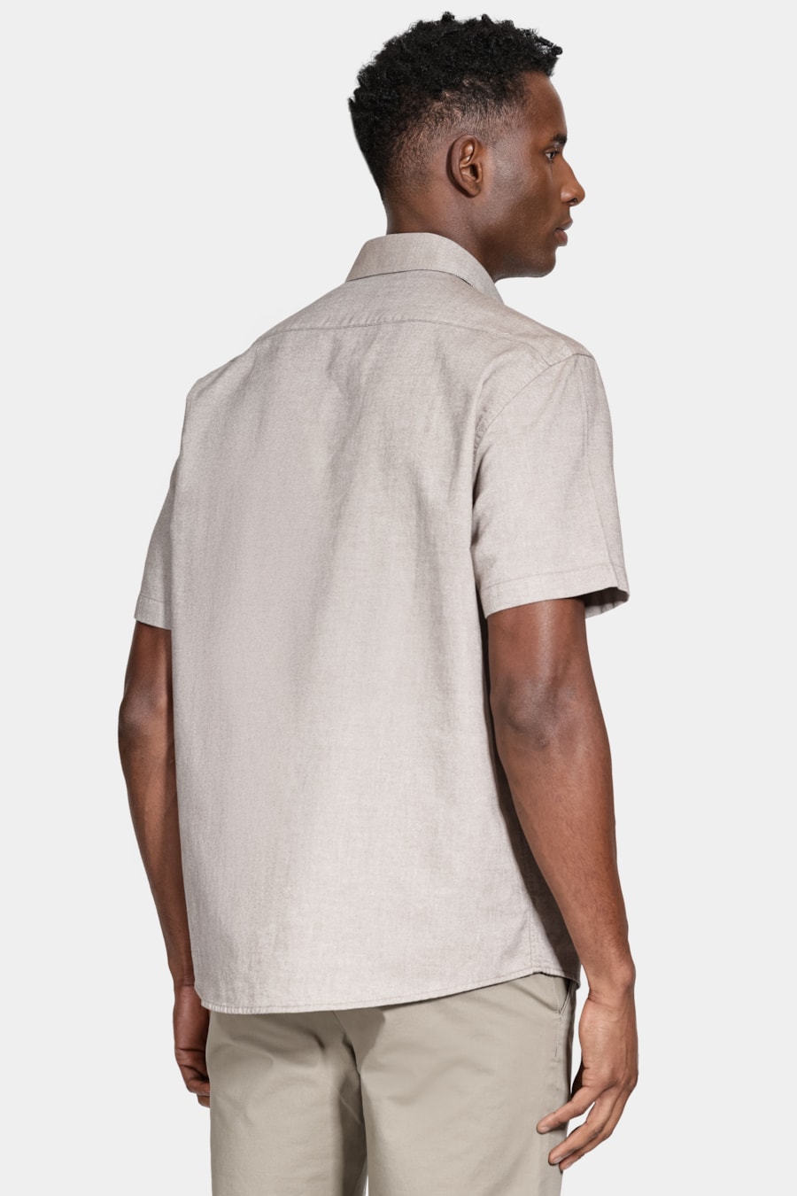 Camisa Manga Curta Algodão Natural — foto 4 de 6