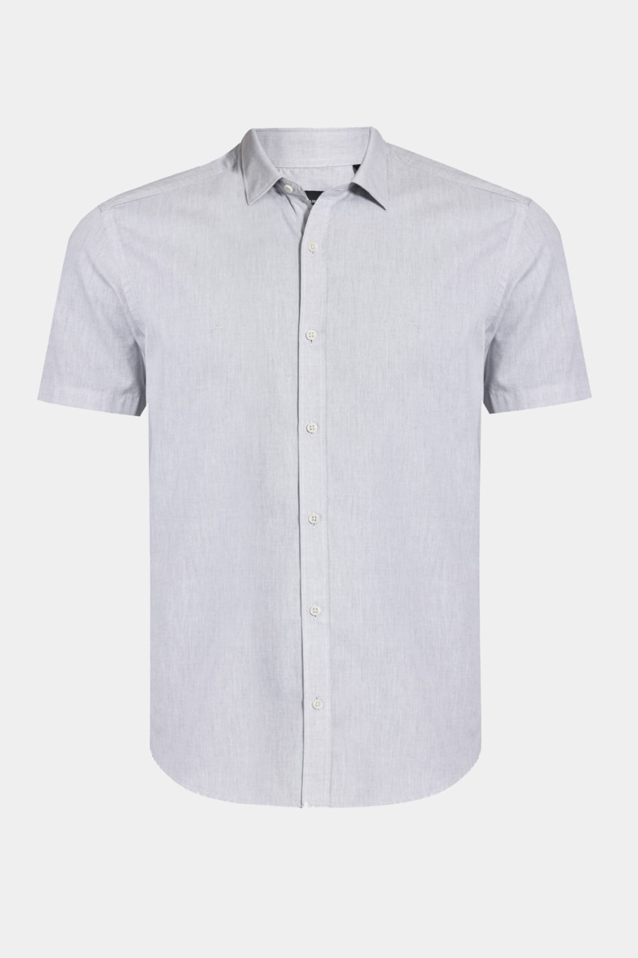Camisa Manga Curta Algodão Willis Cinza — foto 5 de 5