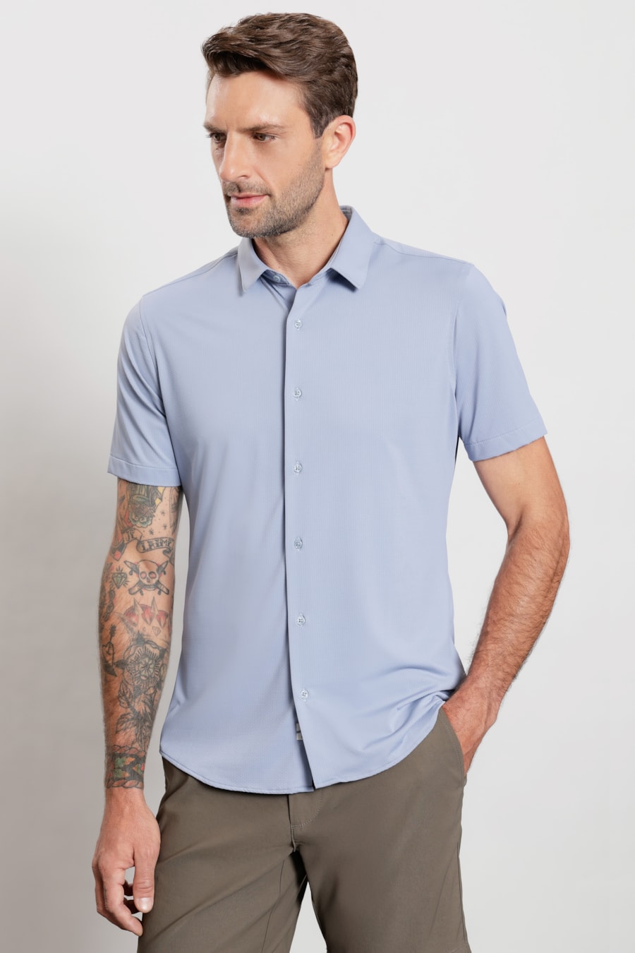 Camisa Manga Curta Bold Everyday Alumínio — foto 1 de 6