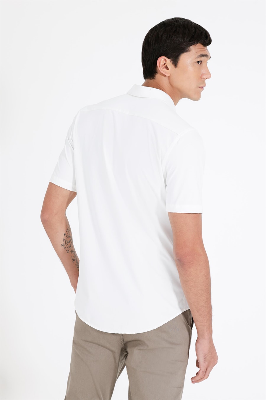 Camisa Manga Curta Bold Everyday Branco — foto 7 de 8