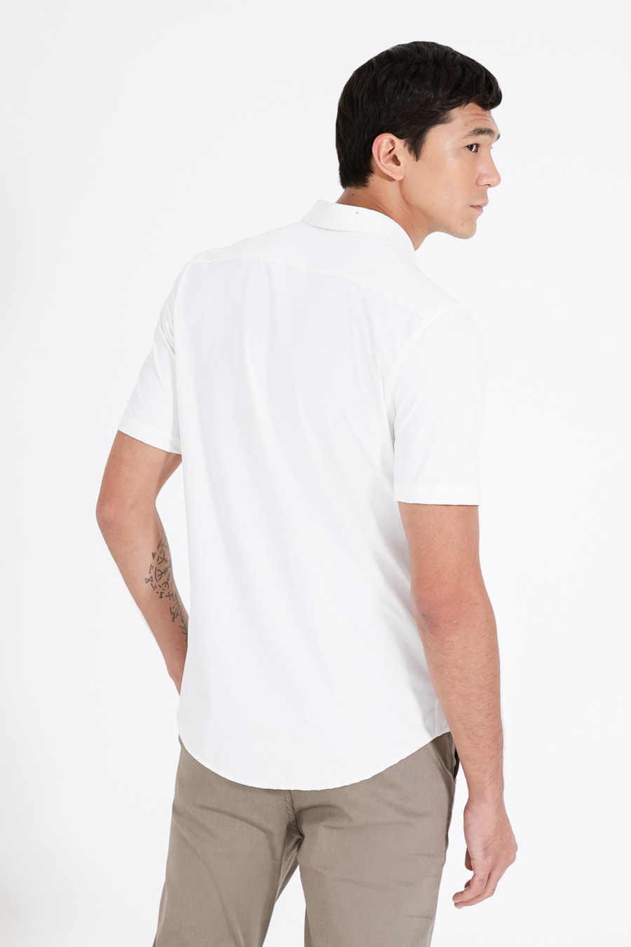 Camisa Manga Curta Bold Everyday Branco — foto 6 de 8
