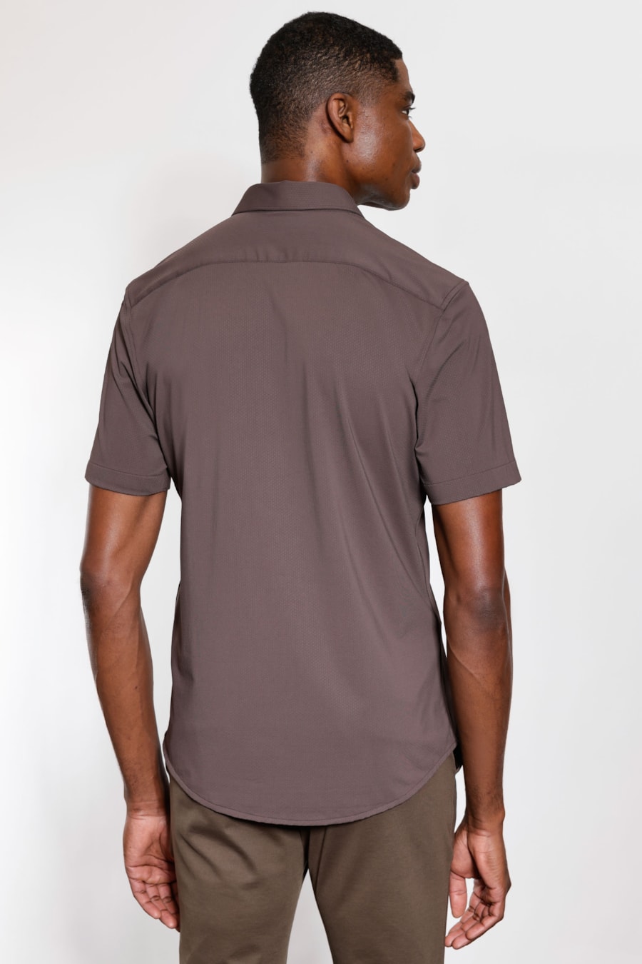 Camisa Manga Curta Bold Everyday Chocolate — foto 4 de 5