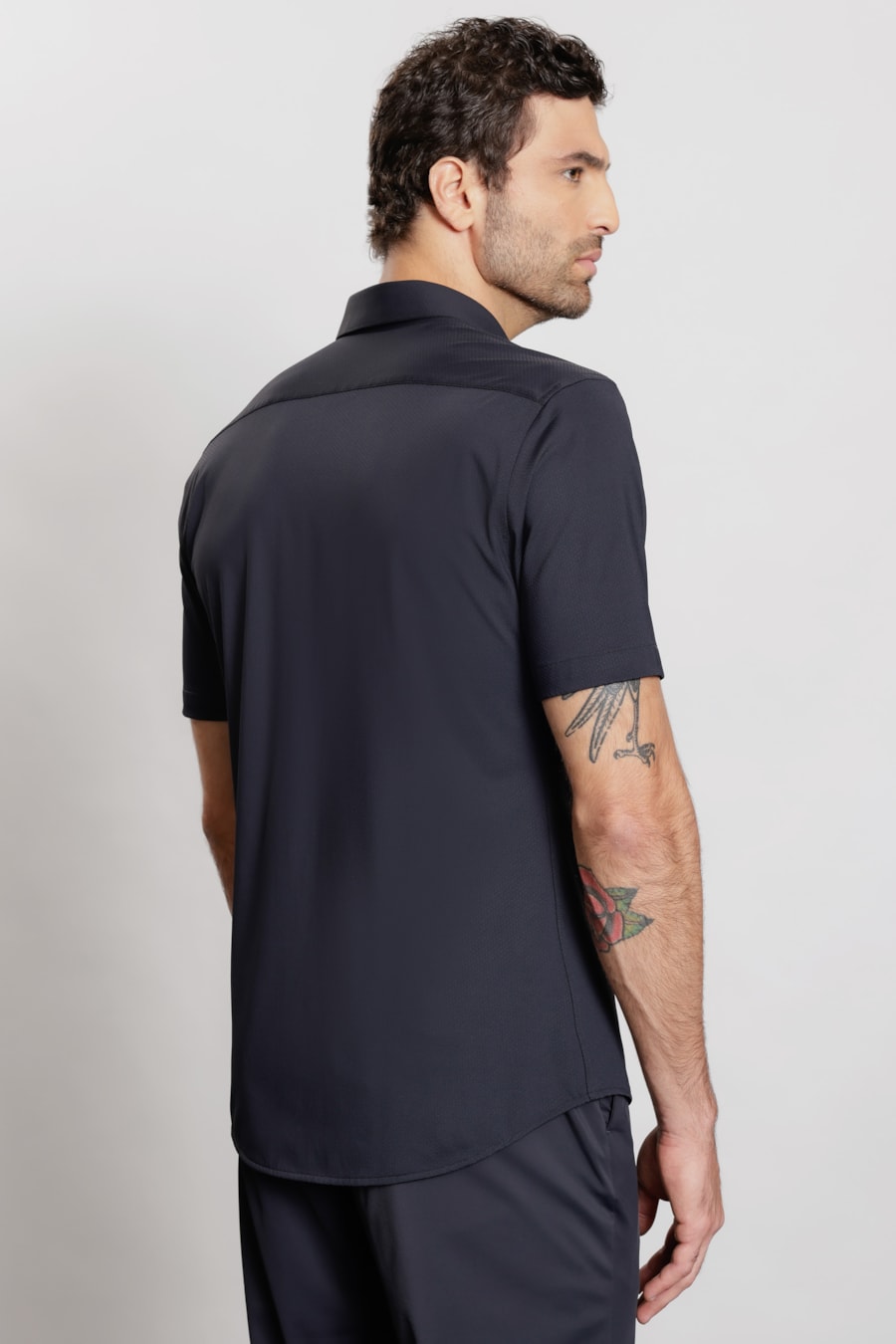Camisa Manga Curta Bold Everyday Preto — foto 4 de 5