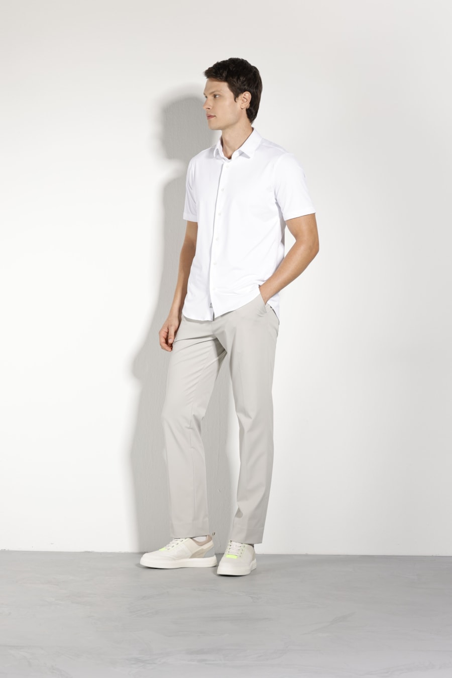 Camisa Manga Curta Classic Everyday Branco — foto 2 de 4
