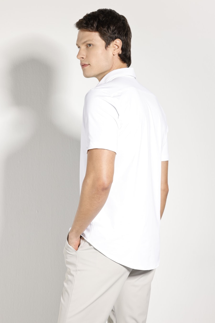Camisa Manga Curta Classic Everyday Branco — foto 4 de 4
