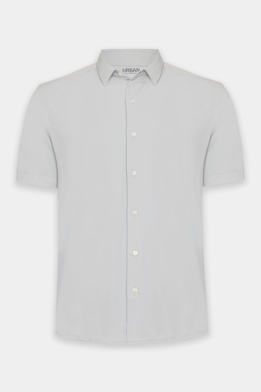 Camisa Manga Curta Classic Everyday Cinza — foto 5 de 5