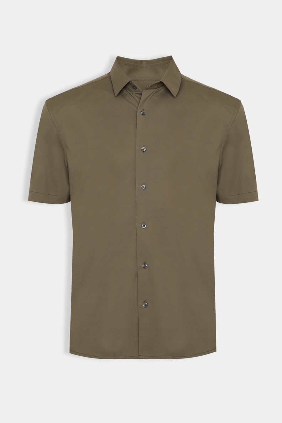 Camisa Manga Curta Classic Everyday Verde Militar — foto 5 de 5