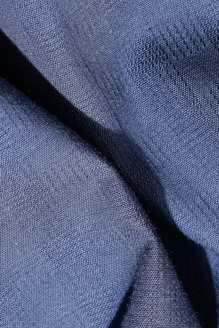Camisa Manga Curta Cosmo Slim Chambray Maquinetado Marinho — foto 5 de 6