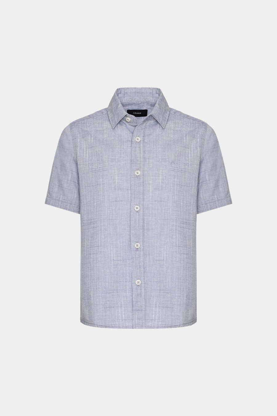 Camisa Manga Curta Infantil Loop Flame Bosco Azul Jeans — foto 1 de 3