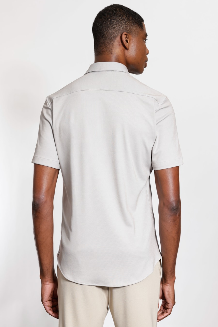 Camisa Manga Curta Malha Texturizada Flex Castor — foto 4 de 5
