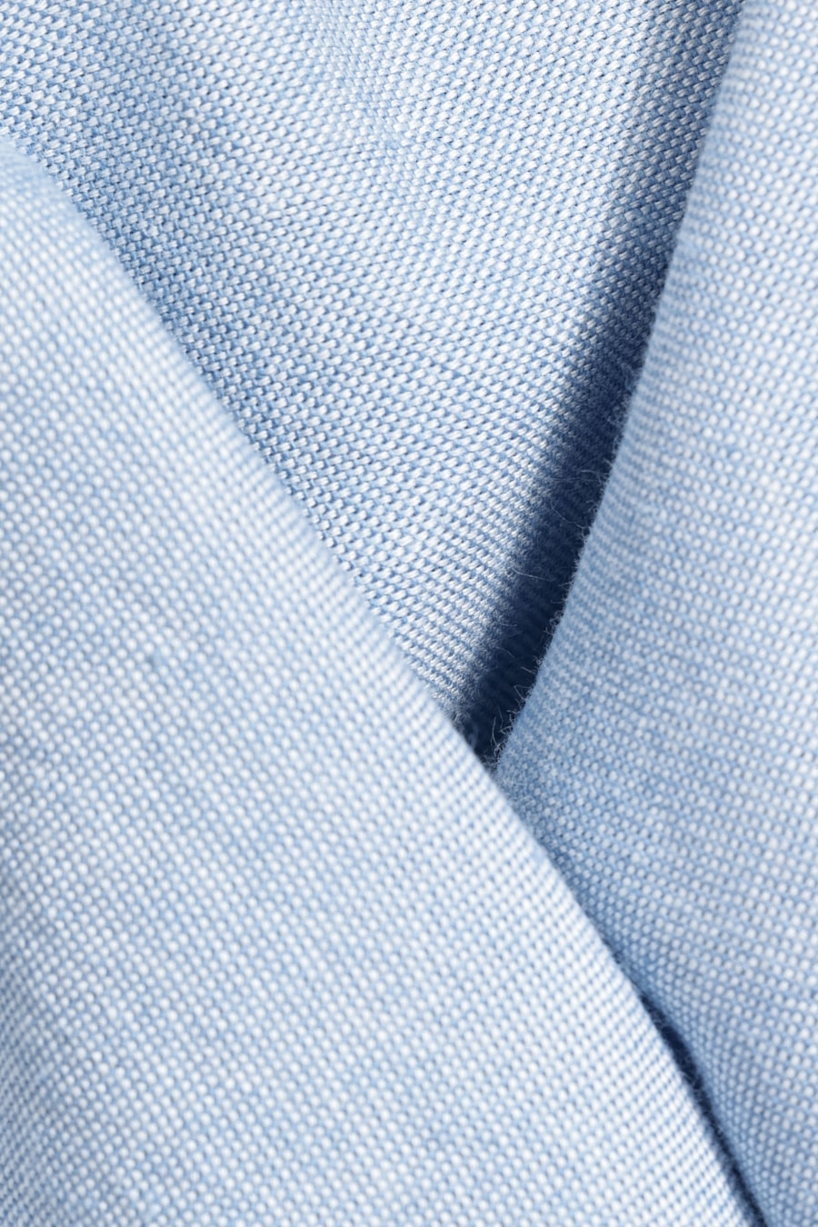 Camisa Manga Curta Move Slim Oxford Button Down Copan Azul — foto 5 de 5