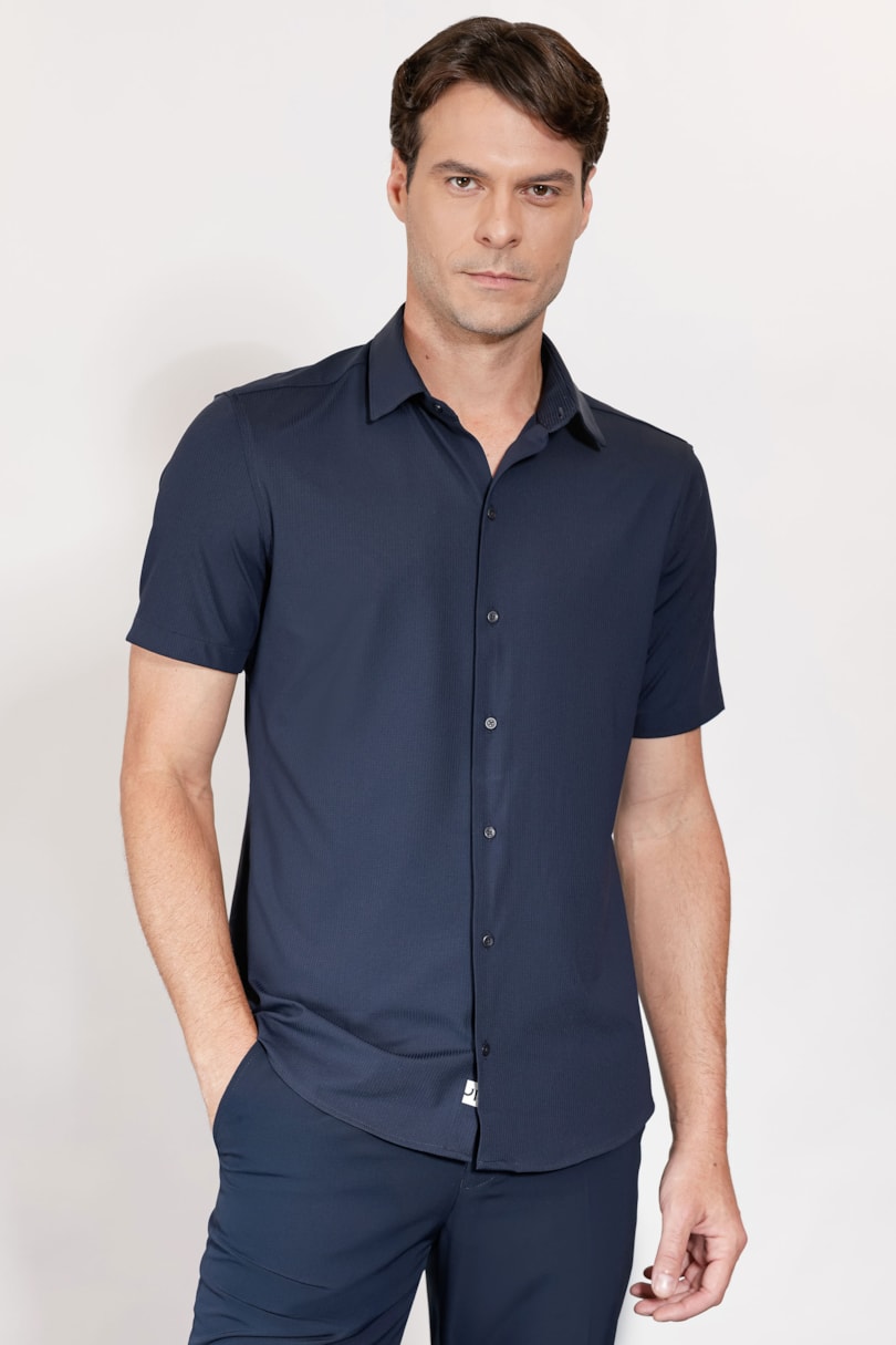 Camisa Manga Curta New Bold Marinho