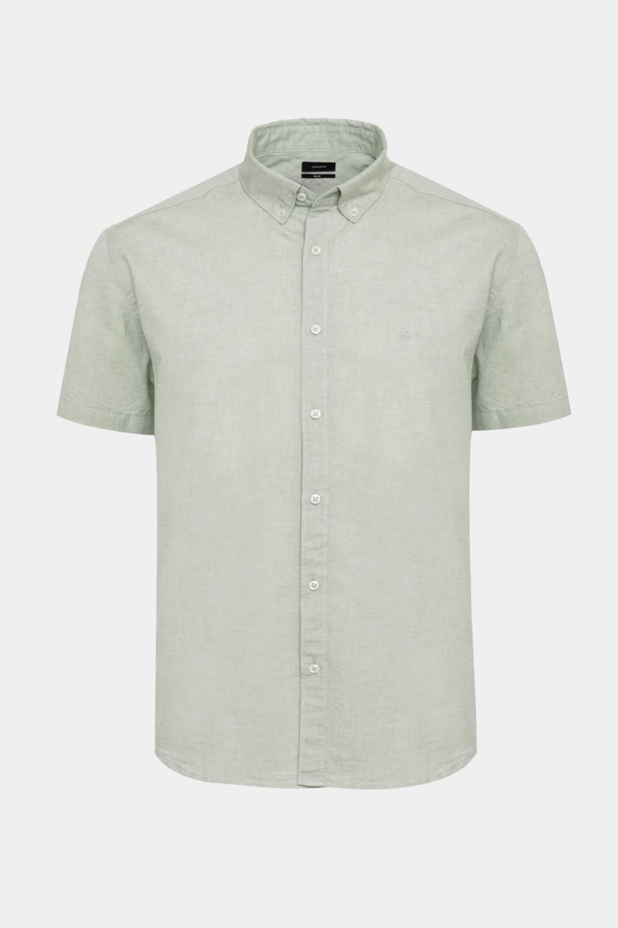 Camisa Manga Curta Oxford Verde — foto 5 de 5