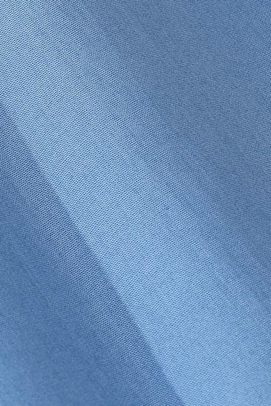 Camisa Manga Curta Regular Algodão Lisa Damero Azul Ceruleo 114 — foto 6 de 6