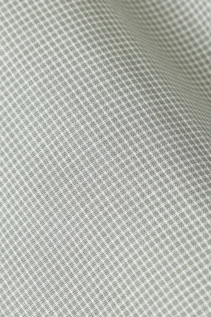 Camisa Manga Curta Regular Algodão Micro Xadrez Verde C/ Branco — foto 6 de 6