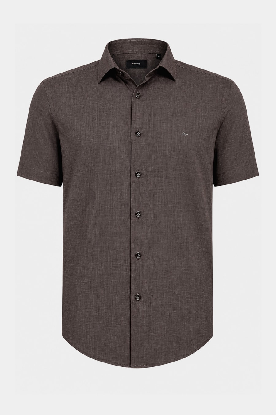 Camisa Manga Curta Regular Fil a Fil Antilia Cafe — foto 5 de 6