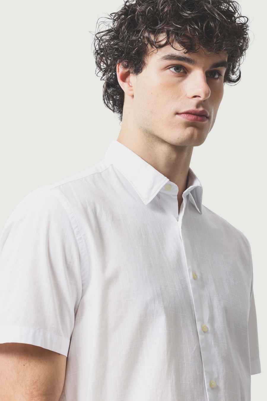 Camisa Manga Curta Regular Flame Bosco Branco — foto 3 de 6