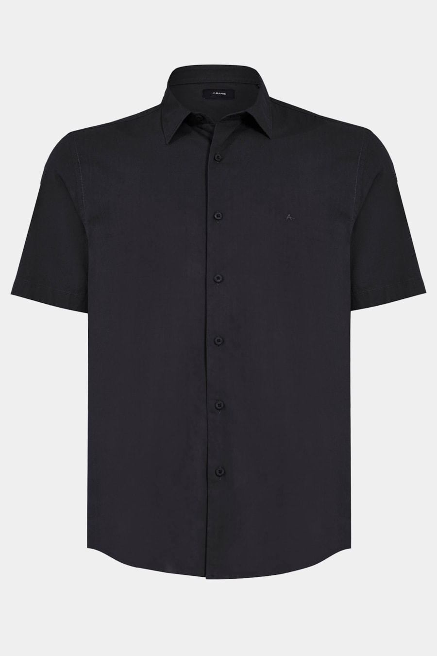 Camisa Manga Curta Regular Flame Bosco Preto — foto 5 de 6