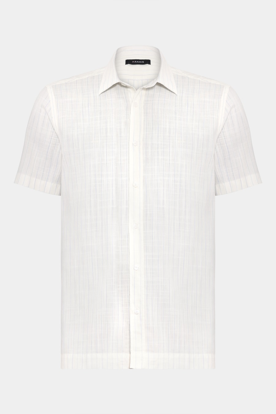 Camisa Manga Curta Regular Flame Pontilhado Branco — foto 6 de 7