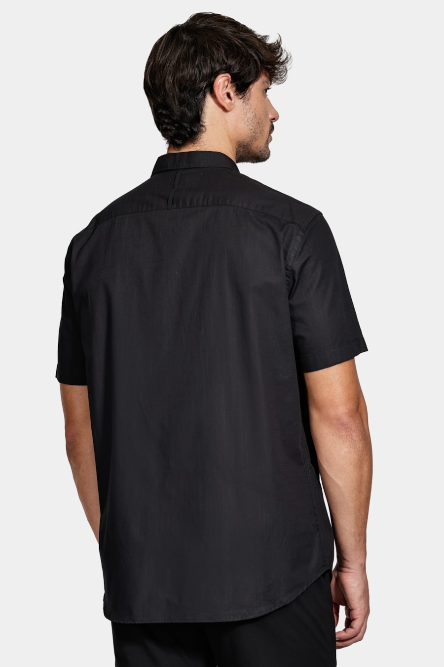 Camisa Manga Curta Regular Flame Preto — foto 4 de 6