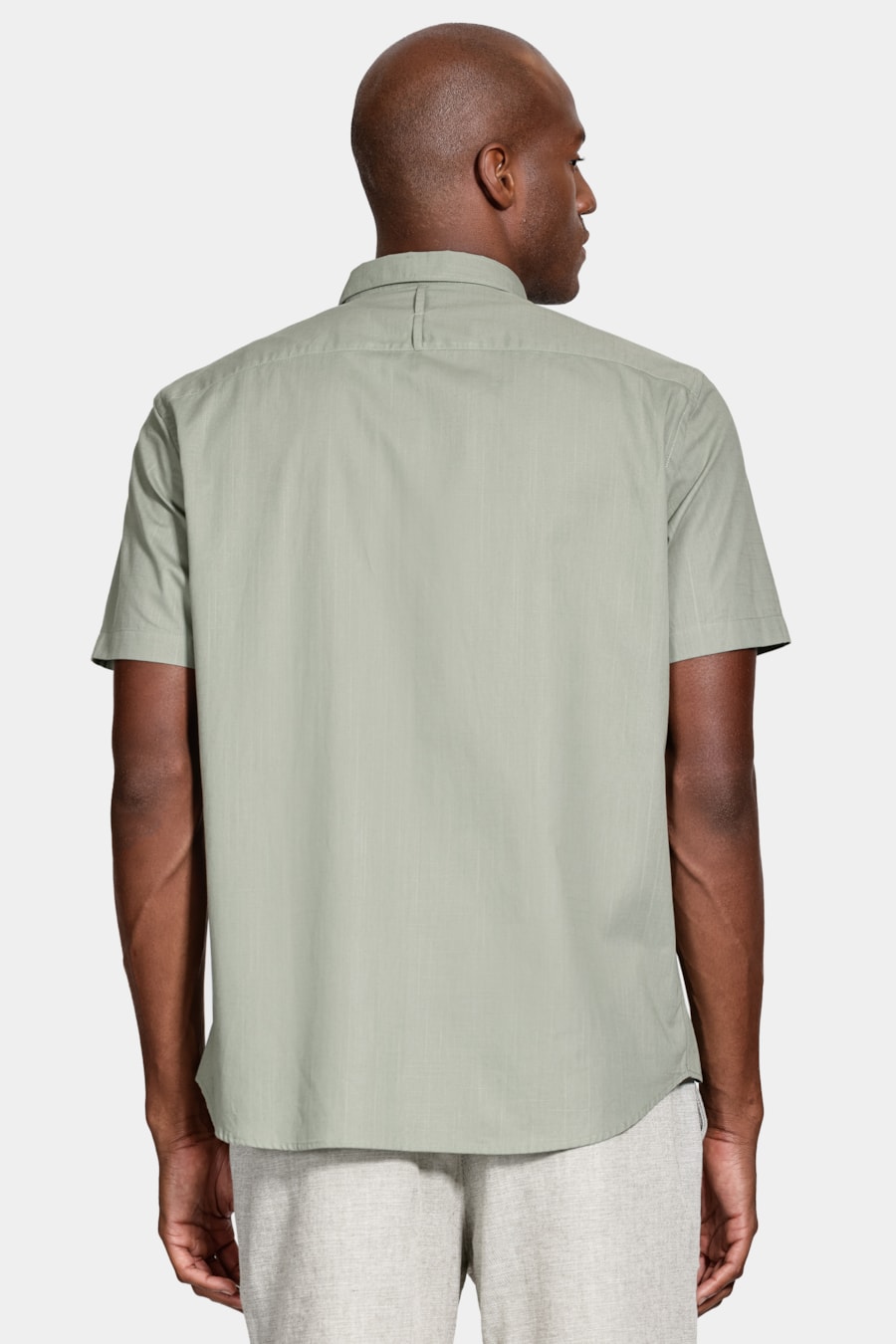 Camisa Manga Curta Regular Flame Verde Folha — foto 4 de 5