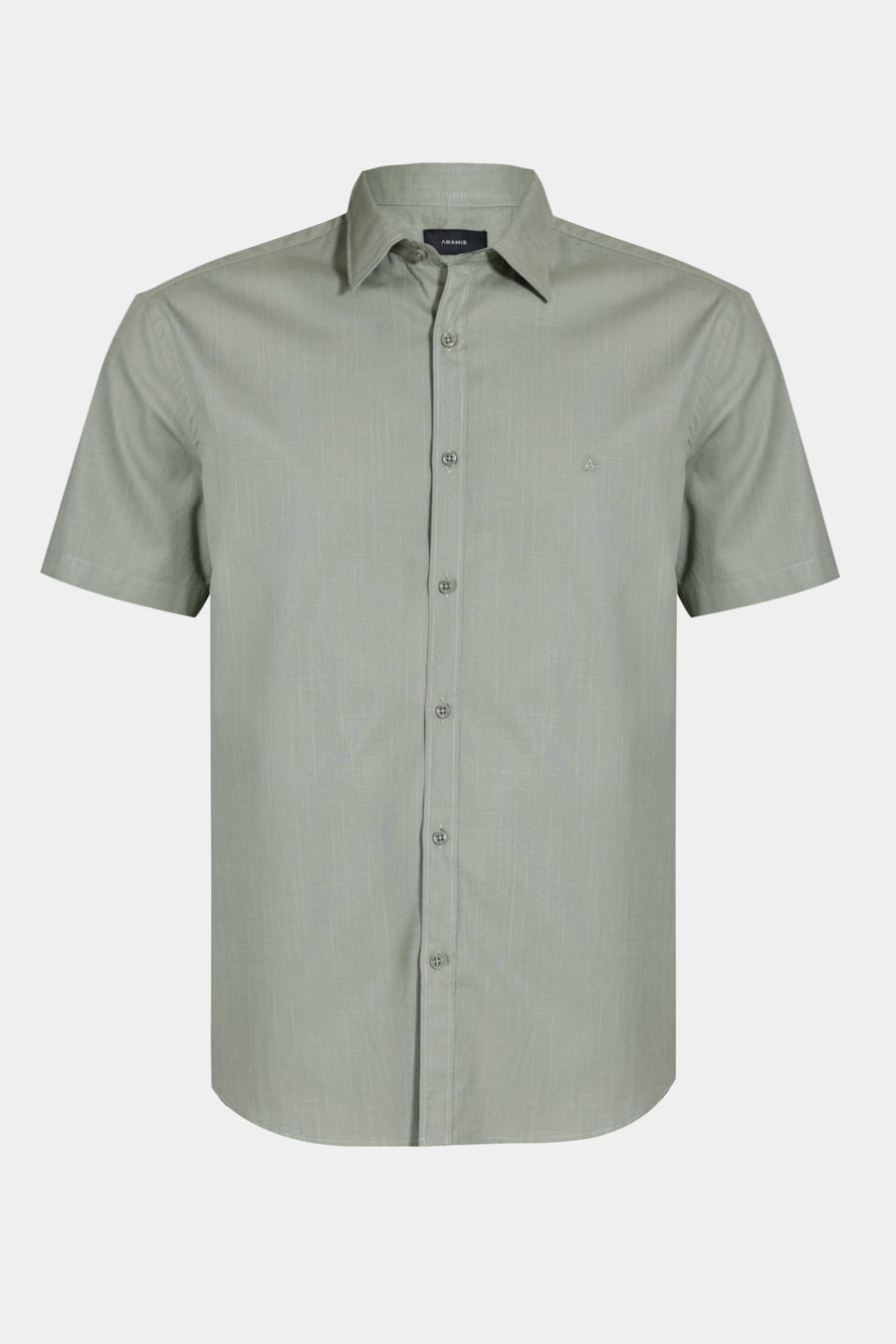Camisa Manga Curta Regular Flame Verde Folha — foto 5 de 5