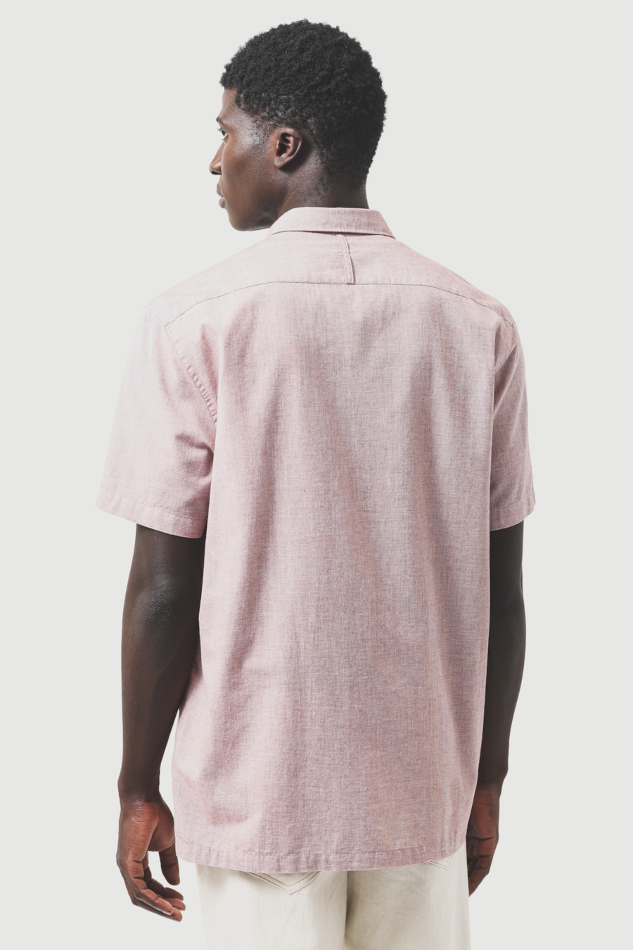 Camisa Manga Curta Regular Loop Flame Altino Telha — foto 4 de 6