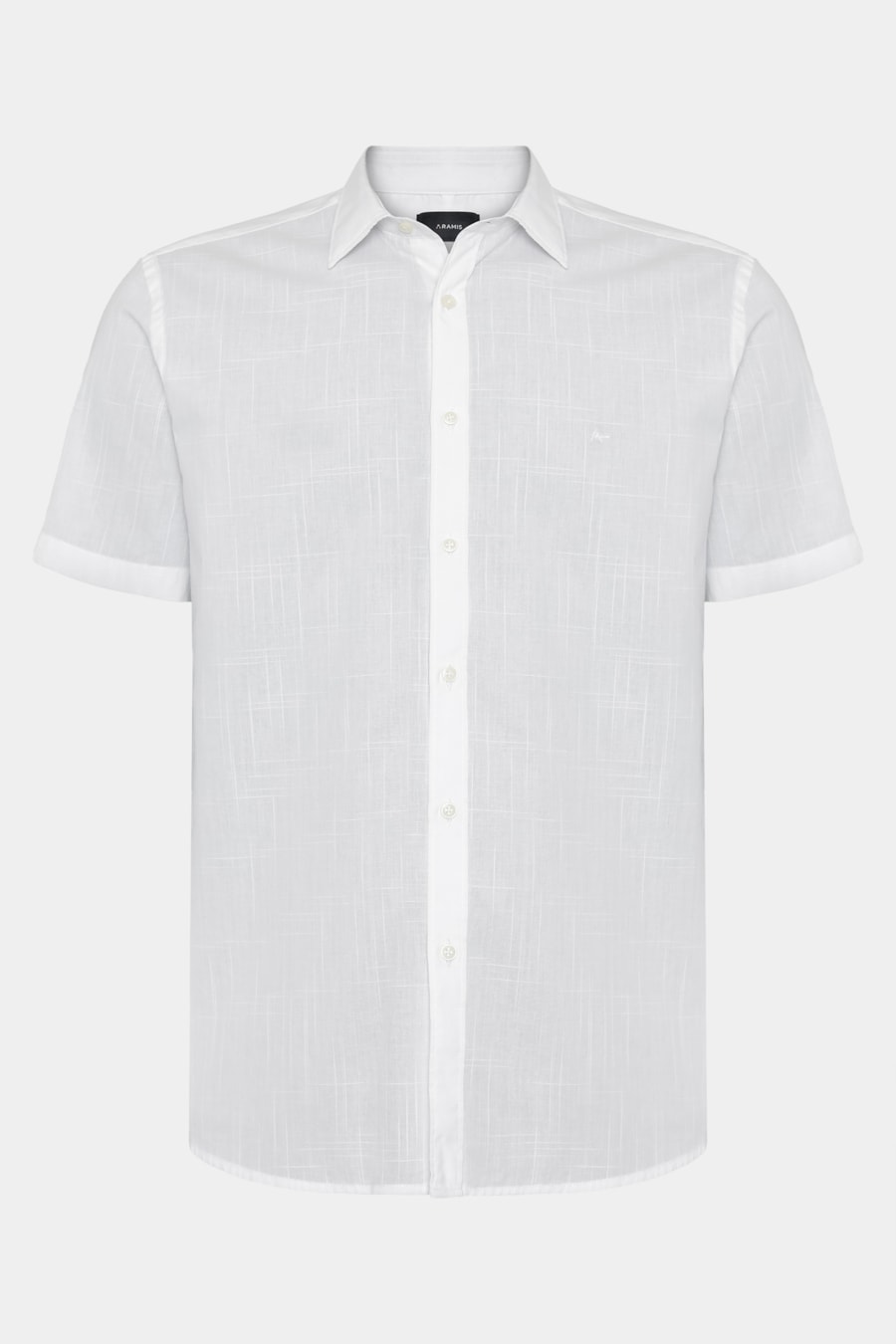 Camisa Manga Curta Regular Loop Flame Bosco Branco — foto 5 de 6