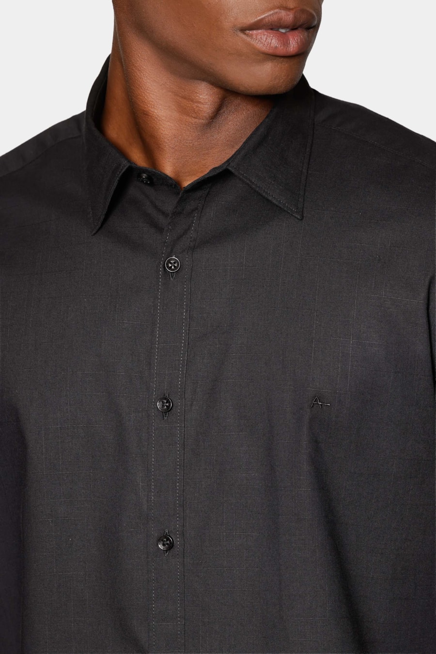 Camisa Manga Curta Regular Loop Flame Bosco Preto — foto 3 de 6