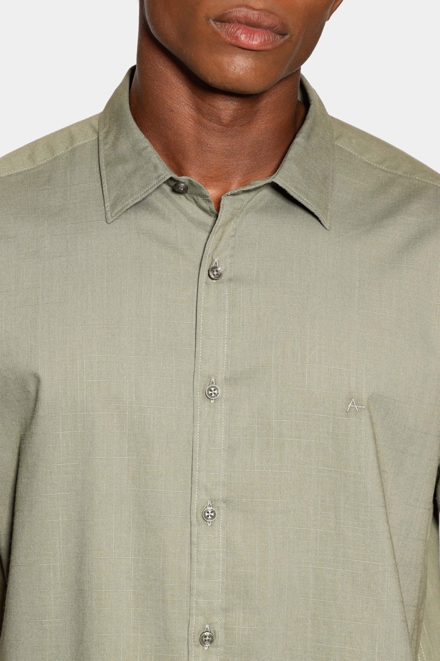 Camisa Manga Curta Regular Loop Flame Bosco Verde — foto 3 de 6