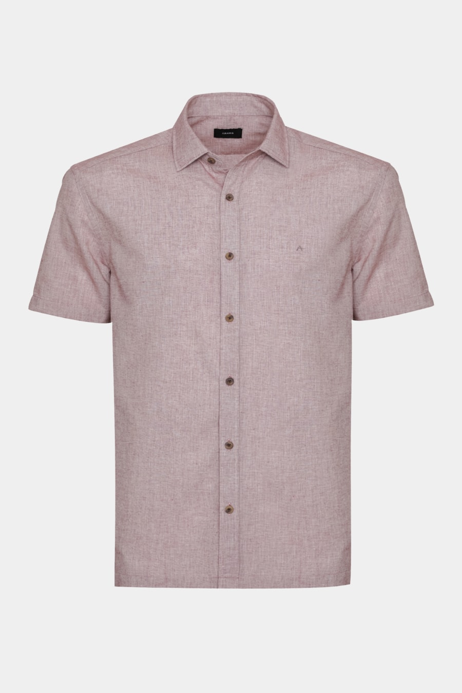 Camisa Manga Curta Regular Loop Flame Telha — foto 5 de 6