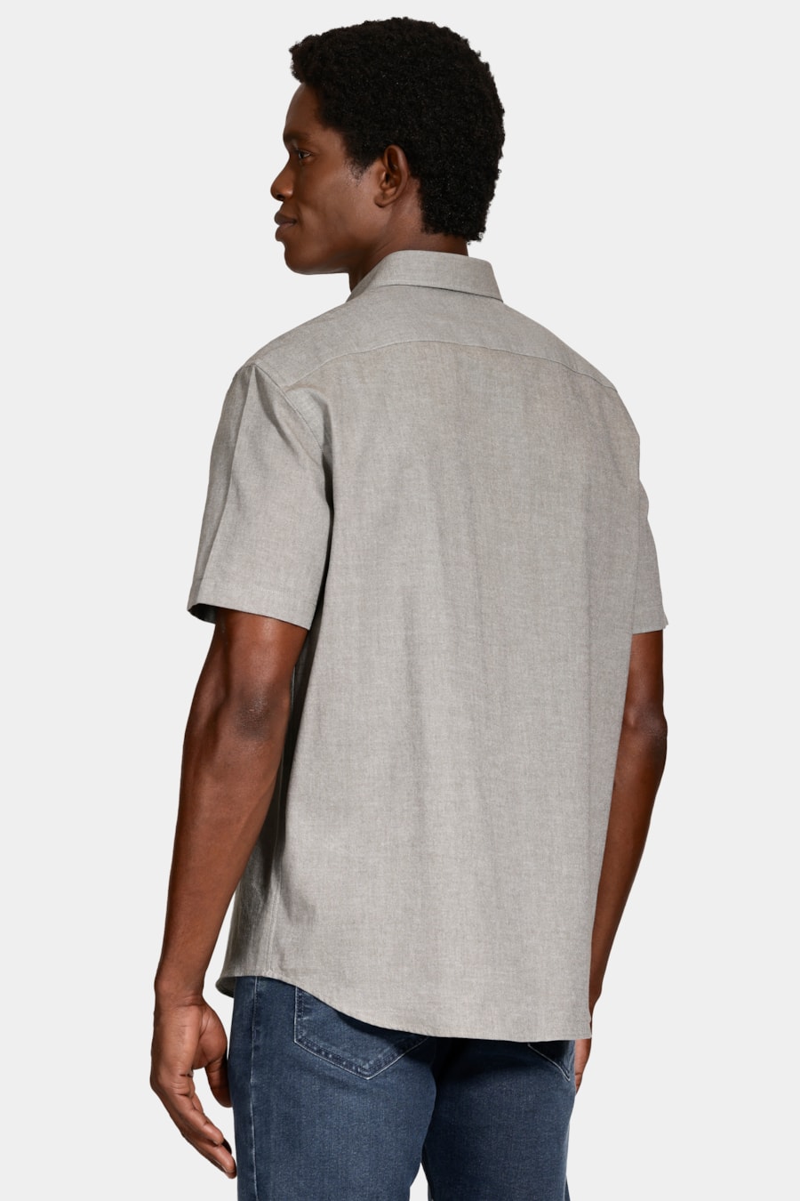 Camisa Manga Curta Regular Nature Line Army Green — foto 4 de 6