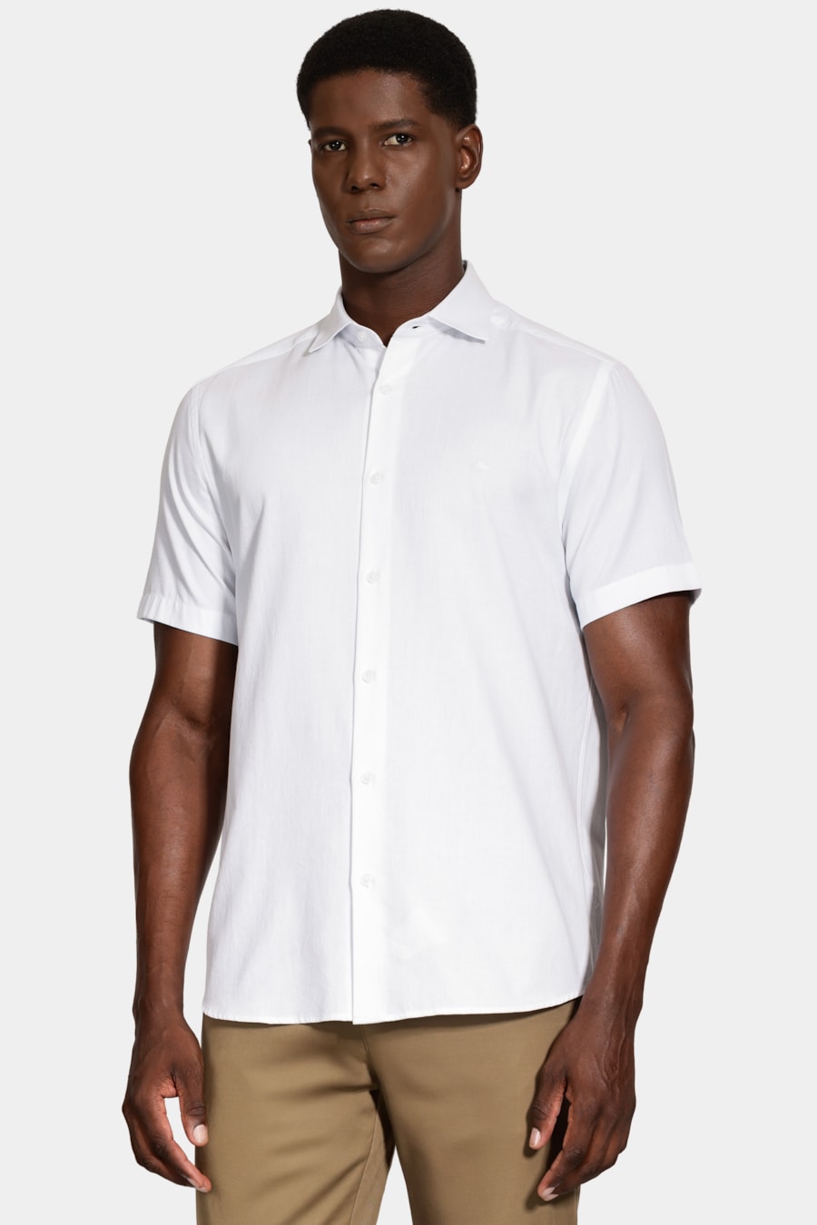 Camisa Manga Curta Regular Nature Line Branco — foto 1 de 6
