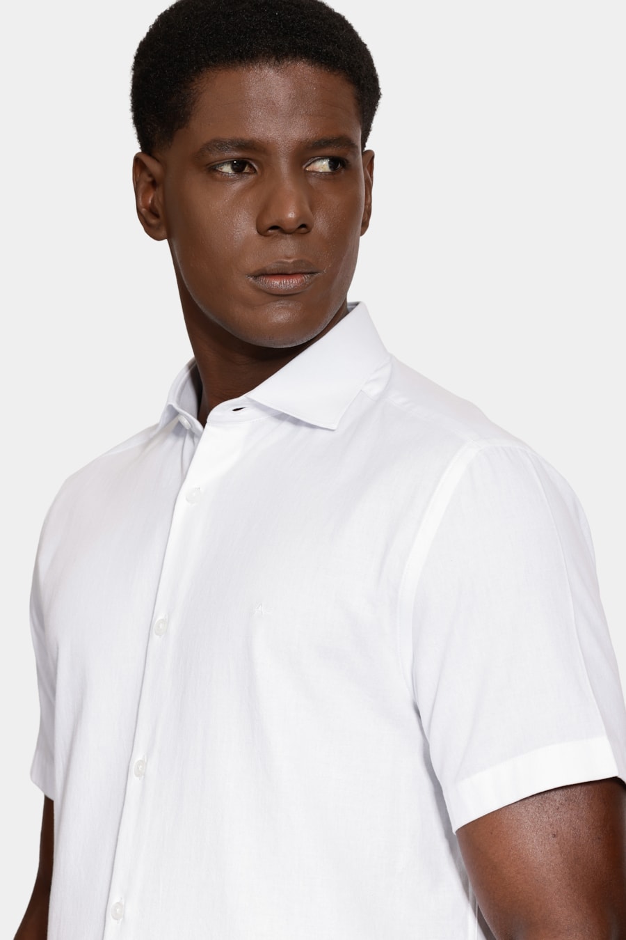 Camisa Manga Curta Regular Nature Line Branco — foto 3 de 6