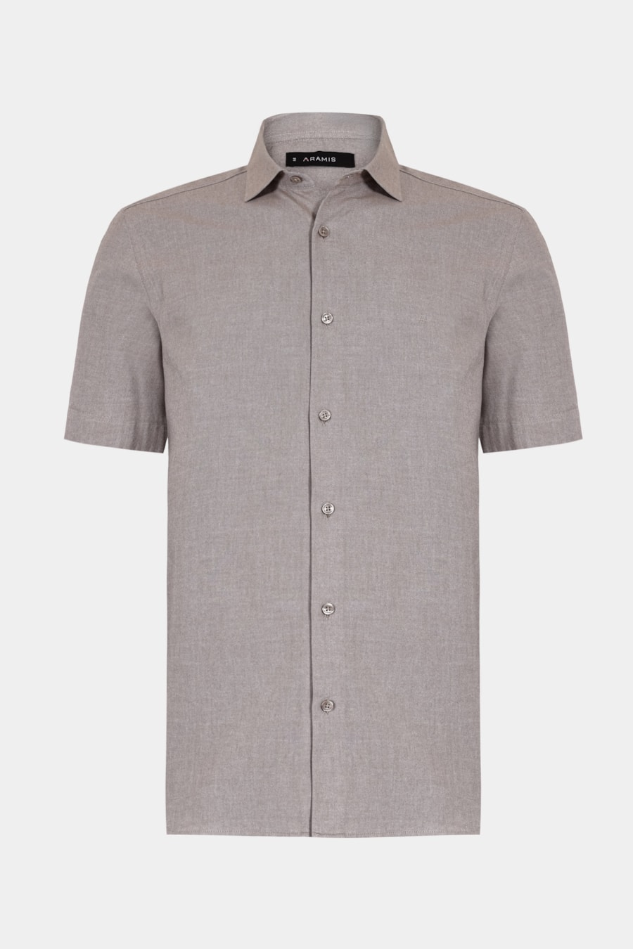 Camisa Manga Curta Regular Nature Line Caqui — foto 5 de 6